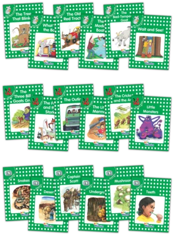 Jolly Phonics Green readers complete set