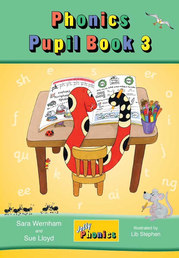 JOLLY PHONICS PUPIL BOOK 1 BLACK AND WHITE