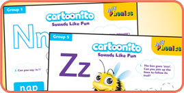 Cartoonio Activity Sheets
