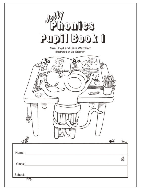 jolly phonics pupil book 1 black white edition jolly phonics
