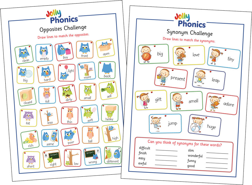 Resource bank for teachers and parents Jolly Phonics & Grammar