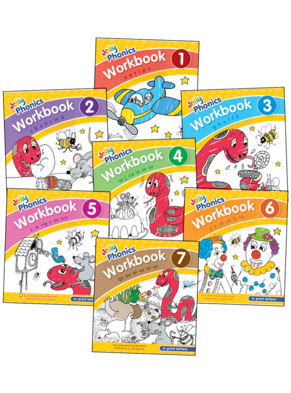 Jolly Phonics Workbooks 1 7 In Print Letters Jolly Phonics