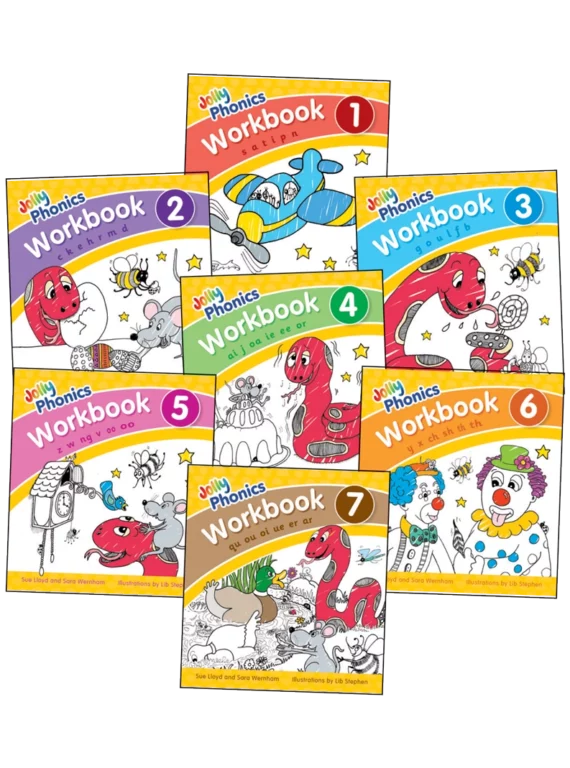 Jolly Phonics Workbook Set (precursive)