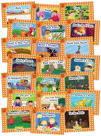 Jolly Phonics orange readers complete set